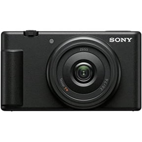 Restored Sony ZV-1F 20.1MP Compact Vlogging Camera with 20mm F2 Lens, Black, Sold Without Manufacturer Warranty