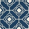 thumbnail image 5 of SAFAVIEH Four Seasons Delbert Trellis Polyester Area Rug, Navy/Ivory, 3'6" x 5'6", 5 of 6