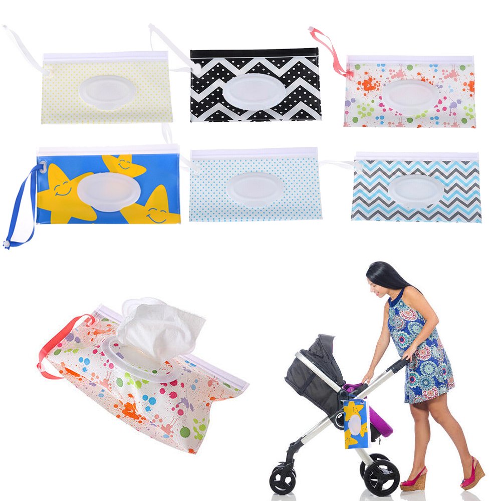 Reusable Eco Friendly Durable Portable Wet Wipe Pouch