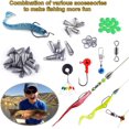 thumbnail image 4 of 231pcs Fishing Accessories Kit, Including Jig Hooks, Bullet Bass Casting Sinker Weights, Fishing Swivels Snaps, Sinker Slides, Fishing Set with Tackle Box, 4 of 5