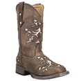 thumbnail image 2 of Roper Girls Lola Metallic Square Toe Cowboy   Mid Calf Boots, 2 of 5