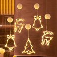 thumbnail image 3 of LED curtain light, LED window light suction cup, cable lighting, window lights, light curtain window LED, fairy lights, light curtain lights, Christmas lights., 3 of 5