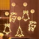 thumbnail image 3 of Cortina de luz LED, luz de ventana LED con ventosa, iluminación de cable, luces de ventana, cortina de luz LED para ventana, cadena de luces, cortina de luces, luces de Navidad., 3 of 5