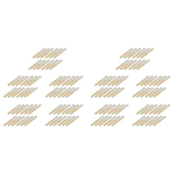 120 Pack Hand Held Fans White Paper Fan Bamboo Folding Fans Handheld Folded Fan for Church Wedding Gift, Party Favors