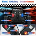 thumbnail image 6 of Akaber Electric Go Kart with Adjustable Seat, 24V 9AH Drift Kart with 400W Motors, Crazy Go Cart for Kids Ages 6-12, Licensed BMW, LED Lights, Drift Mode and 2 Speed (White), 6 of 10