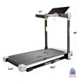 thumbnail image 2 of 3HP Folding Treadmill for Home or Office with Bluetooth Speaker, 7.5mph, 2 of 10