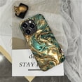thumbnail image 7 of FKBRCL4U Compatible with iPhone 16 Pro Case, Abstract Gold Teal Fluid Art Pattern for Girl Full Body Design Soft Silicone Drop Shock Scratch Protection for iPhone 16 Pro, 7 of 7