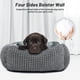 thumbnail image 5 of Cama para perros MIXJOY rectangular lavable para perros pequeños y medianos, color gris, 5 of 6