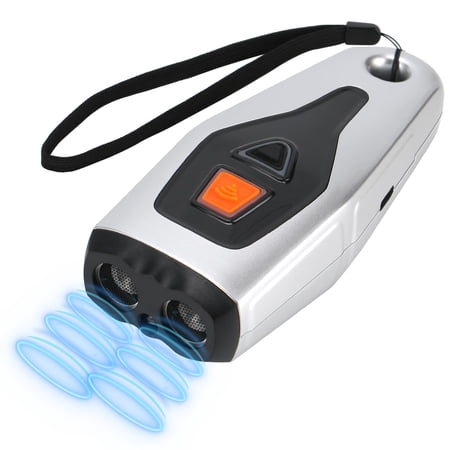 Anti Barking Device with Training/Deterrent Modes Anti Barking Device Ultrasonic Dog Barking Deterrent with LED Flashlight Portable Indoor & Outdoor Dog Training & Behavior Aids