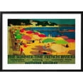 thumbnail image 2 of Art.com Summertime French Riviera Vintage Poster - Europe Art Print by Lantern Press, Black Frame Wall Art, 29" x 21", 2 of 5