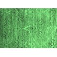 thumbnail image 1 of Ahgly Company Indoor Rectangle Abstract Emerald Green Contemporary Area Rugs, 8' x 12', 1 of 4