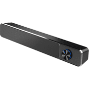 Computer Speakers, Wired Computer Sound Bar, Stereo USB Powered Mini Soundbar Speakers for PC Tablets Laptop Desktop