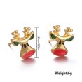 thumbnail image 2 of Pendientes de Navidad de dibujos animados de moda para mujer Pendientes de campana de Santa Wmkox8yi sjalhkljlk4527, 2 of 2