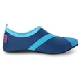 thumbnail image 2 of FitKicks Original Women's Foldable Active Lifestyle Minimalist Footwear Barefoot Yoga Sporty Water Shoes (Small, Navy V2)…, 2 of 3