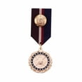 thumbnail image 1 of Broche jinwen Insignia de tela a rayas Moda Vintage Estilo D, 1 of 8