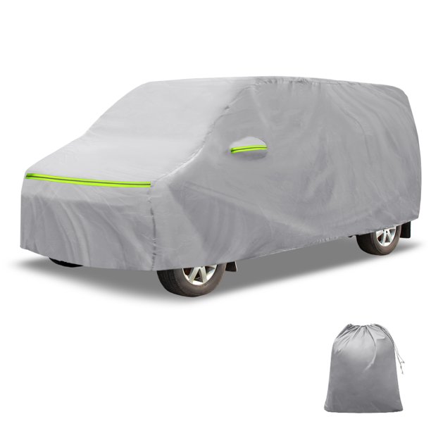Funda para automóvil Unique Bargains para Toyota Noah, película de aluminio, algodón, protección solar con cierre de cremallera