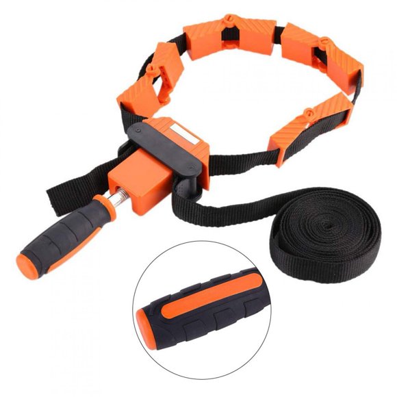 Strap Clamp Ratcheting Band Clamp Nylon MultiFunction Binding Belt Clamp Frame Woodworking Tool Polygons Angle Clip