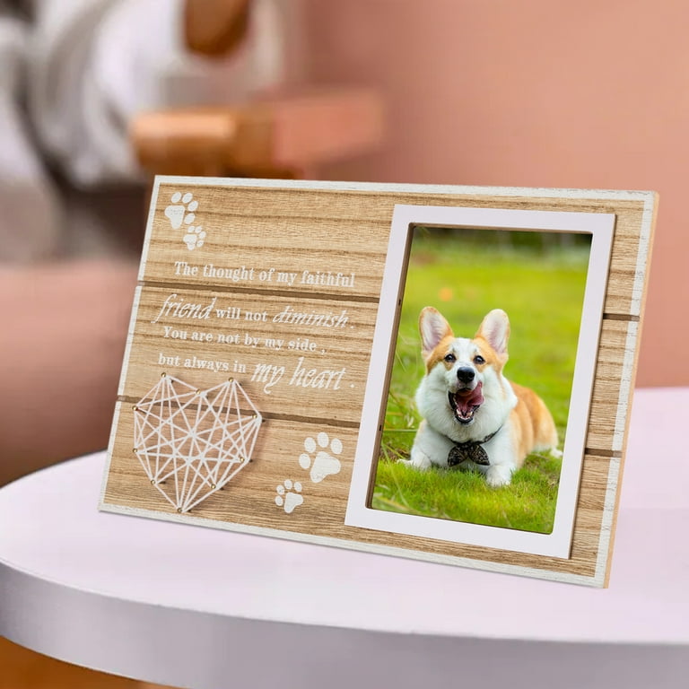 Pet Gift for Him Pet Loss Gifts Personalized Pet Memorial Frame