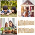 thumbnail image 3 of CTIRCHIU 8Pack Decorative Fence for Micro Landscape Mini House Fences Wooden Black, 3 of 6