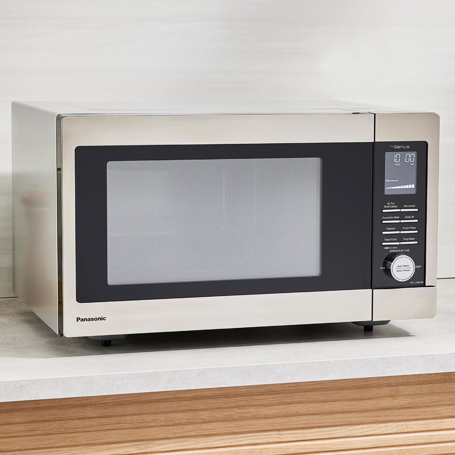 Restored Panasonic NN‑CD65NS HomeMADE 1.3 Cubic Ft. Countertop Microwave, 1200W MultiOven (Refurbished)