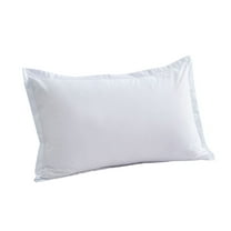Brushed Flannel Pillowcase Set Soft Breathable Bedding Standard Size 20x30 Inches White