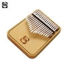 Walter.t WK-17BH Portable 17-key Piano Mbira Spruce Wood Musical Gift for Students Beginners