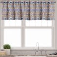 thumbnail image 3 of Ambesonne Ethnic Valance & Curtain, Pastel Vintage Geometric Art, 55"x36", Multicolor, 3 of 7