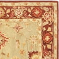 thumbnail image 2 of SAFAVIEH Anatolia Sherman Floral Wool Area Rug, Sage/Burgundy, 6' x 6' Square, 2 of 3