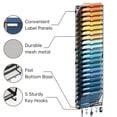 thumbnail image 4 of SUPEASY 21-Tier Wall File Holder Organizer with Hooks, Mesh Hanging File Organizer, Mail Organizer Wall Mounted for Papers, Folders, Office Magazine, 4 of 7
