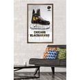 thumbnail image 2 of NHL Chicago Blackhawks - Drip Skate 21 Wall Poster, 22.375" x 34", Framed, 2 of 3