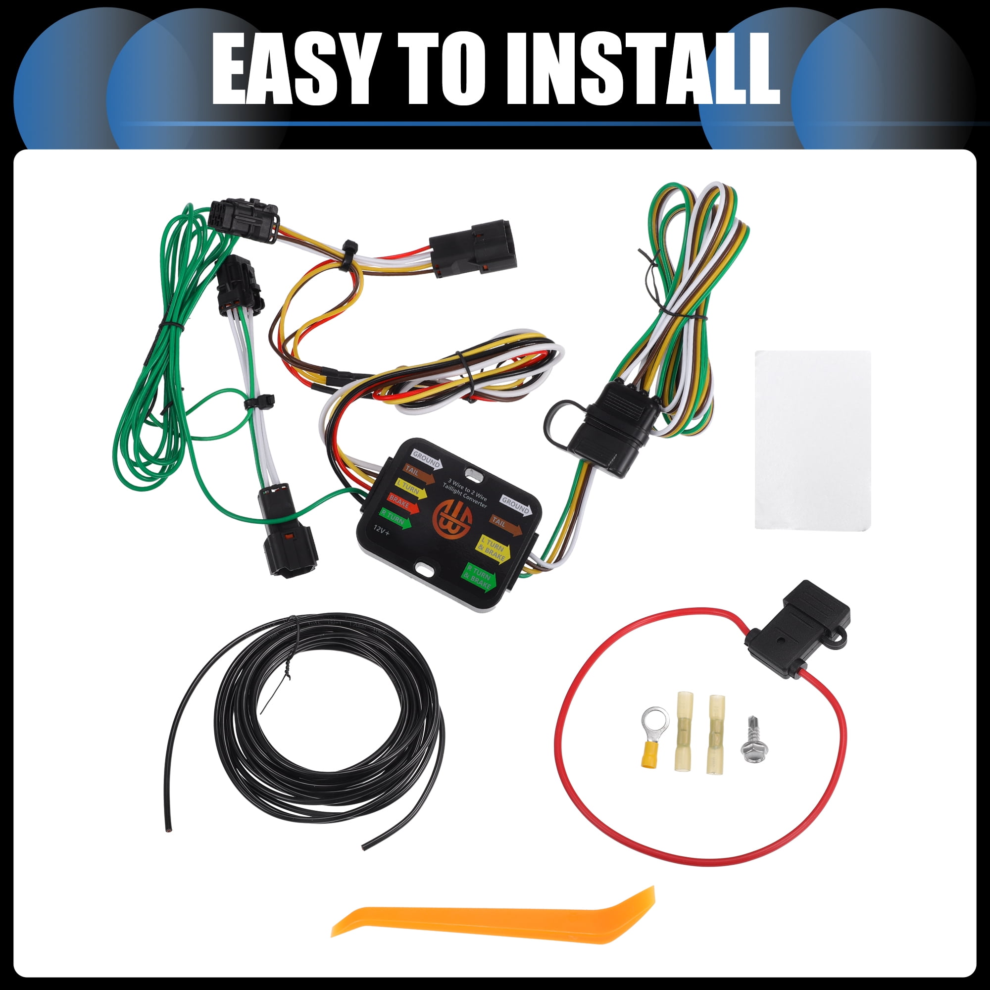 Unique Bargains Vehicle 4-Pin Trailer Wiring Harness Kit, for Hyundai Tucson 2010-2018