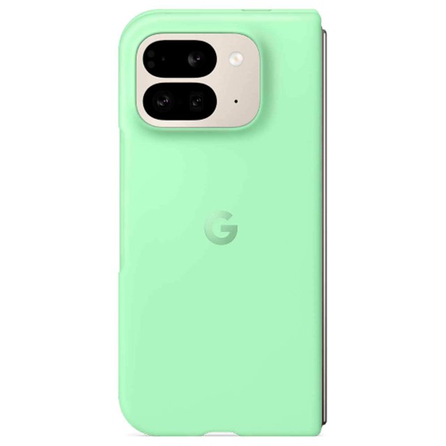 Google Étui en Silicone avec Magnets Jade (Vert) pour Google Pixel 10 Pro Fold
