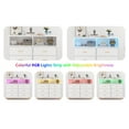 thumbnail image 4 of Towallmark Dressers for Bedroom with 6 Drawers,Changing Table Dresser with Changing Pad,LED Lights & Charging Station,White, 4 of 8