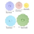 thumbnail image 3 of Petal Silicone New Fruit Tray Silicone Fresh Keeping Cover Five Sets Silicone Fresh Keeping Cover Silicone Vacuum Cover Five Sets, 3 of 9