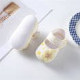 thumbnail image 3 of LNMQLPDBS Baby Girl Shoes Newborn Mary Jane Flats with Flower Soft Sole Non-Slip Crib Shoes Infant Toddler First Walkers Princess Dress Shoes, 3 of 8
