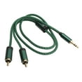 thumbnail image 1 of Divisor de cable de 3.5 mm Y anti interferencia de 3.5 mm Adaptador Aux Cable anti -tangling hifi estereo sonido para reproductor de mp3, 1 of 7