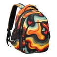 thumbnail image 2 of ALAZA Tie Dye Hearts School Backpack Elementary Bag Bookbag Travel Rucksack, 2 of 6
