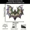 thumbnail image 5 of Halloween Hanging Bats, 7x8 Inch Acrylic Bat Decor Stained Window Hanging, 2024 New Colorful Acrylic Bat Decorfor Halloween Indoor Home Decoration, 5 of 5