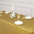 thumbnail image 5 of Efavormart 6ft Metallic Gold Glitter Rectangular Spandex Fitted Table Cover, Stretch Fit Tablecloth, 5 of 9
