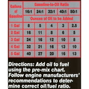 Lucas Land & Sea Synthetic Blend 2-Cycle Engine Oil 32 Ounce Quart