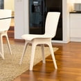 thumbnail image 4 of 33.5" White Solid Refined Patio Dining Chair, 4 of 8