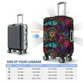 thumbnail image 6 of Xecao Mandala Colorful print Elastic Luggage Cover, with double-sided print , is perfect for travel, business, and daily use, 6 of 9