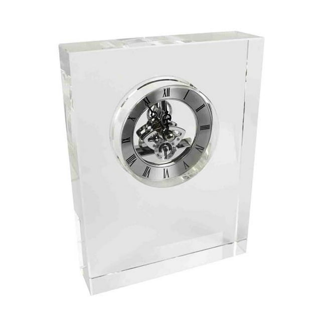 Benzara BM157816 Classic Table Clock, Silver