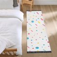 thumbnail image 3 of Yayeee Runner Rug for Bedroom 2'x6' Machine Washable Hallway Non Slip Mat, White Retro Pattern, 3 of 8