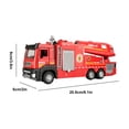 thumbnail image 4 of Children's Alloy Fire Truck Toy That Can Spray Water Suitable for Backyard Fun, 4 of 7