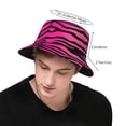 thumbnail image 3 of ZICANCN Bucket Hat -Tiger Unisex Print Double-Side-Wear Bucket Hat for Fishing Beach Outdoor, 3 of 5