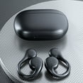thumbnail image 5 of Open Ear Clip Wireless Earbuds Bluetooth 5.3, Sports Earphones Built-in Microphone with Earhooks, Wireless Ear Buds, Waterproof Fitness Headphones for Sports - Black, 5 of 9
