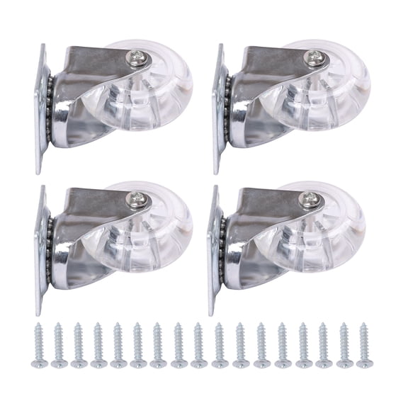 findmall 4 Pack Swivel Caster Wheels for Furniture, 2 Inch Heavy Duty Castor Wheels