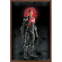 DC Comics Movie - Justice League - Cyborg Wall Poster, 22.375" x 34", Framed