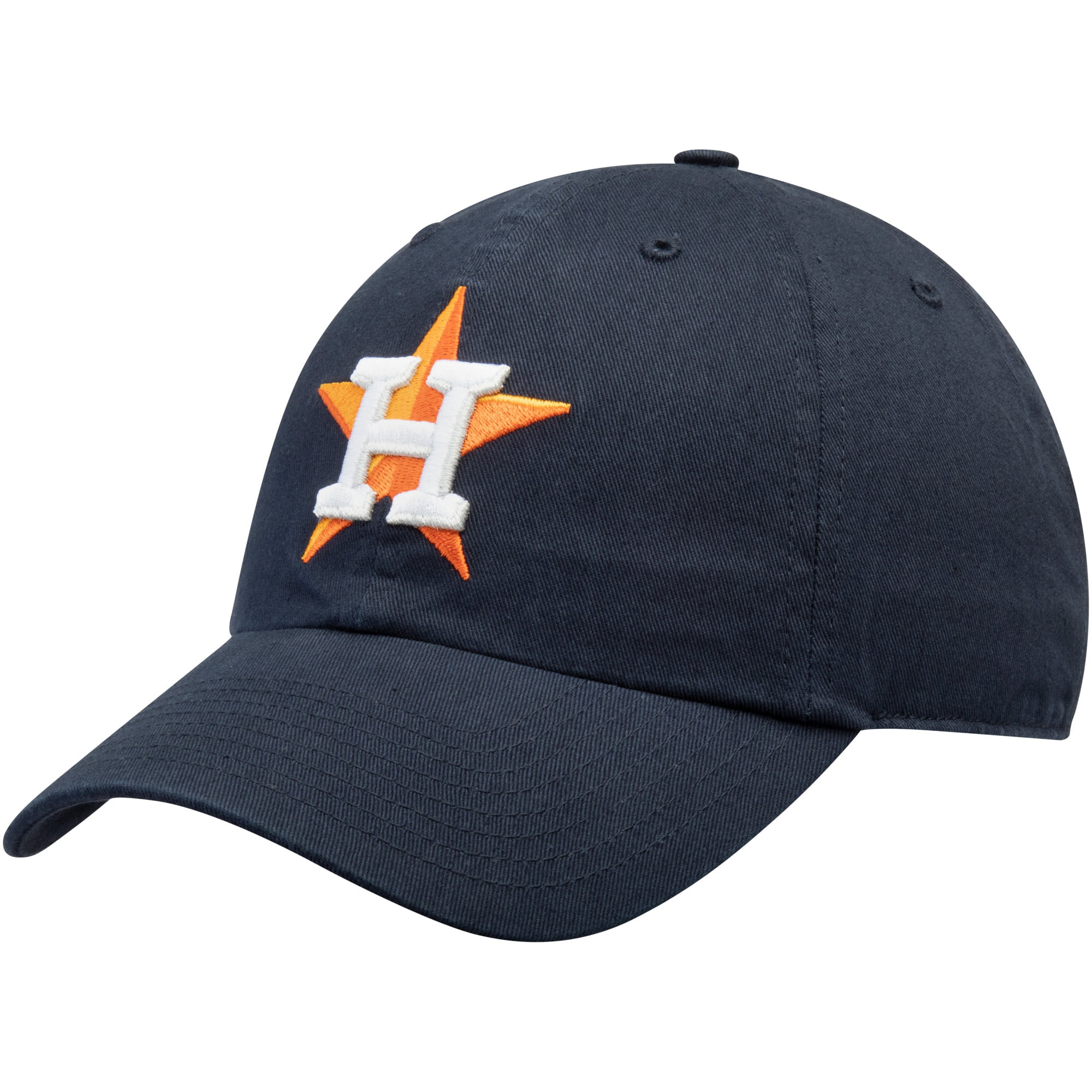 Houston Astros Fan Favorite Primary Logo Clean Up Adjustable Hat - Navy ...